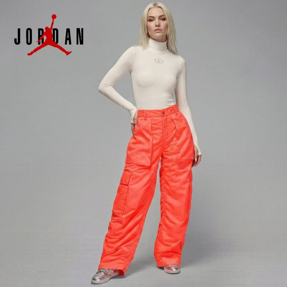Nike Jordan Flight Loose-Fit Mid-Rise Mountainside Trousers - HV0342-804 XSMALL